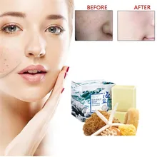 Тонизирующее мыло против морщин, шампунь для ванны с морской солью, удаление макияжа и чистка, удаление акне и удаление клещей, солевое Мыло для лица