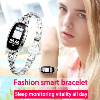 

VTJ Sport bracelet GPS H8 Women Smart band activity tracker bluetooth remote Waterproof IP67 heart rate monitor color smart band
