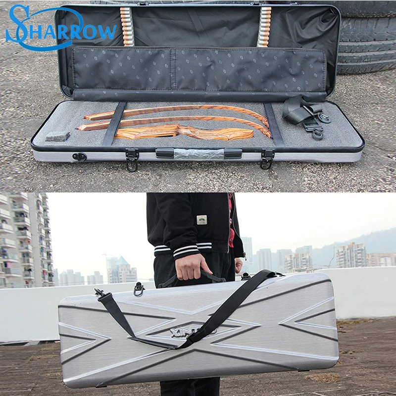 

High Quality Recurve Bow Box ABS Plastic Hard Shell Box Luggage Available in three sizes All Recurve Bow Accessory for Archery