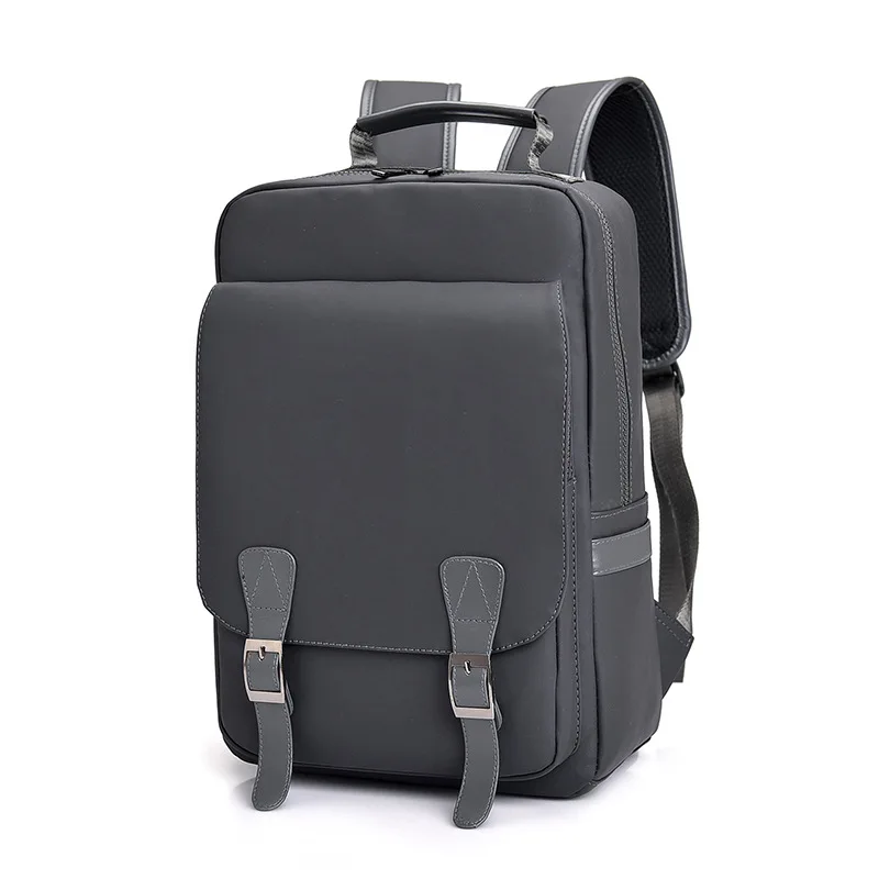 

Simple Business Backpack Casual Versatile Nylon Waterproof Oxford Cloth MEN'S Backpack Business Trip Computer Schoolbag
