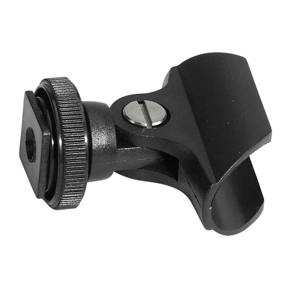 MagiDeal Camera Microphone Clips, Shotgun Microphone Hotshoe Stand Holder