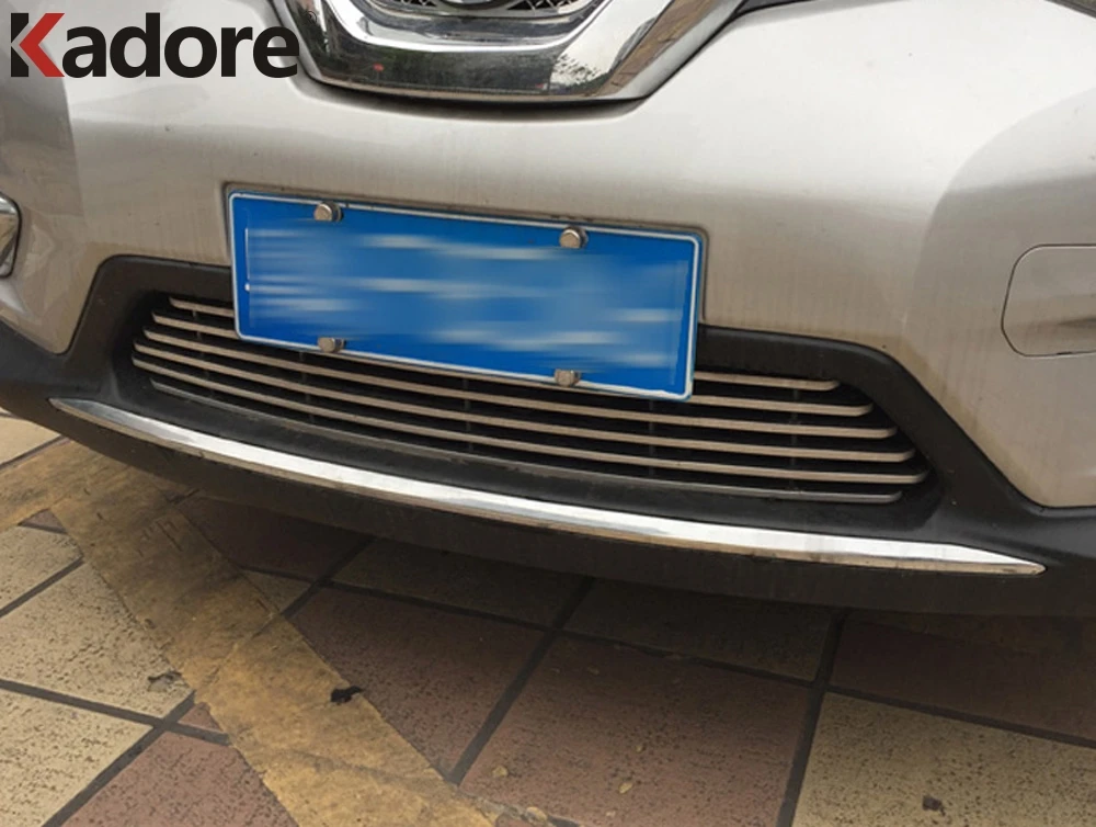 Решетки передние из нержавеющей стали для Nissan Rogue X Trail 2014 2015 2016 2017|grill trim|accessories for