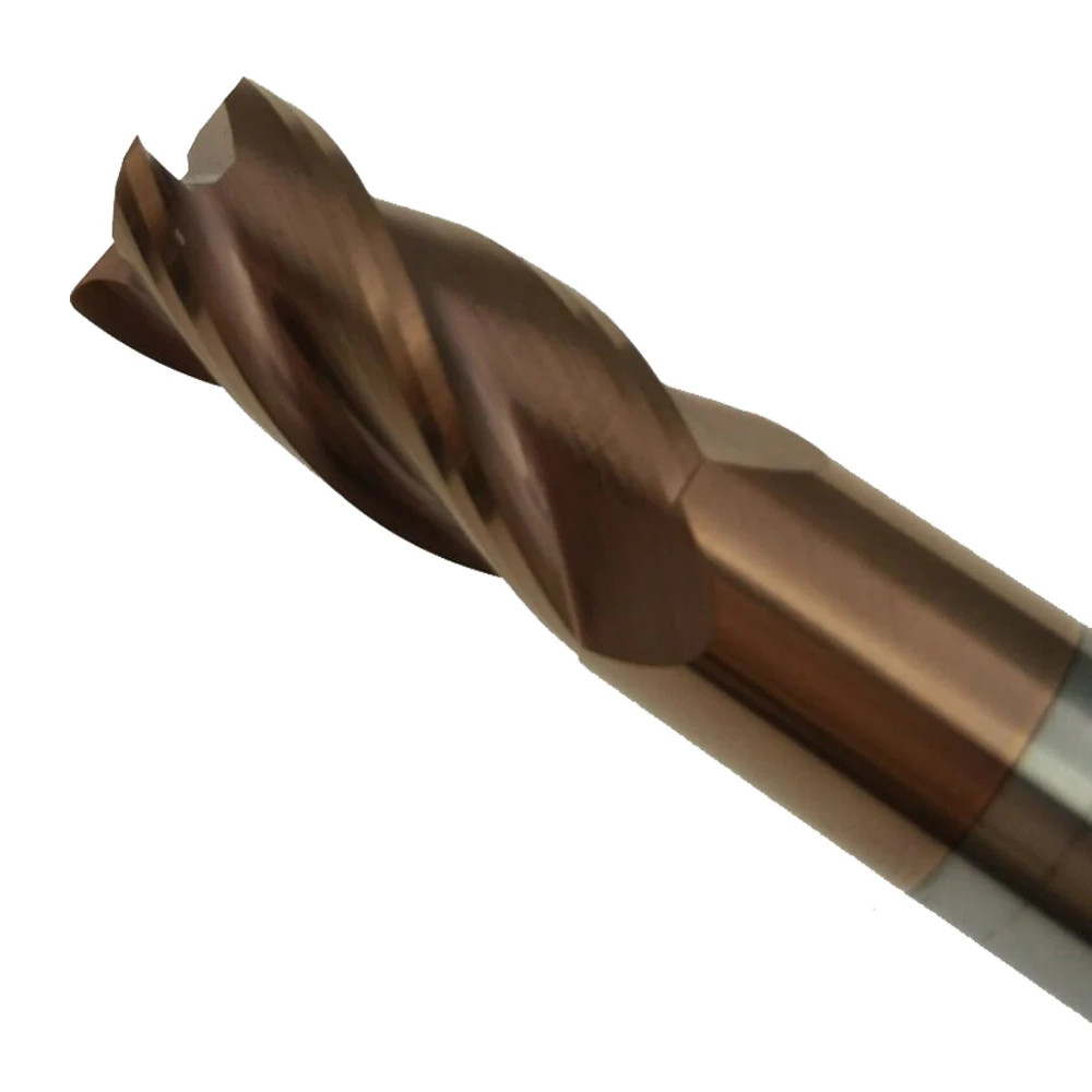 MZG удлиненная Концевая фреза 75L HRC60 4 флейты 1 мм Вольфрамовая сталь спиральные инструменты Фрезы Круглый шариковый нос