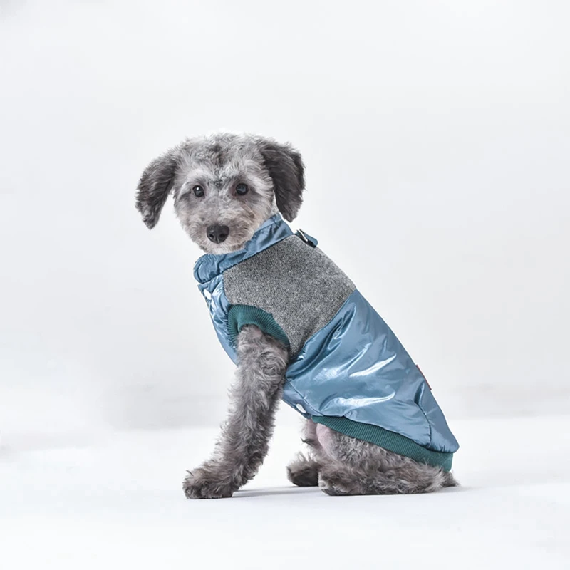 Одежда для собак, милый жилет для питомцев, зимний комбинезон для собак, осенне-зимнее теплое пальто без рукавов, Флисовая теплая куртка больших размеров