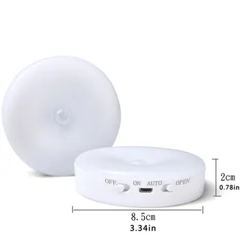 

Human Intelligent Light Controlled Night Light Led Automatic Lamp Lithium Battery Charging Convenient Night Lamp