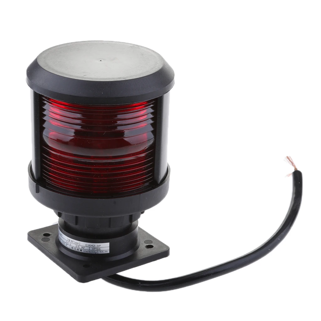 Red+Green 12V/24V LED Port Navigation Signal Light for Marine Boat ,Yacht