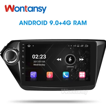 

Car dvd GPS Navigation for Kia K2 RIO 2010-2015 with 9''1024*600 monitor Stereo 3G WIFI gps video player Android 9.0 PX6