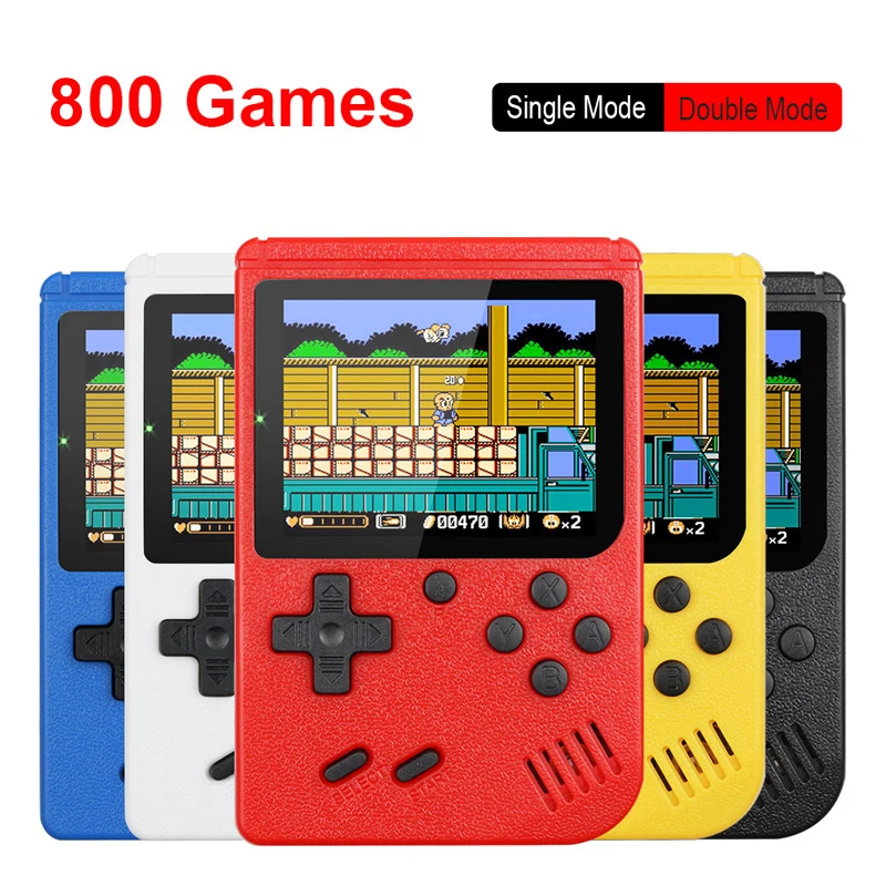 

800 IN 1 Retro Video Game Console Handheld Game Portable Pocket Game Console Mini Handheld Player for Kids Gift