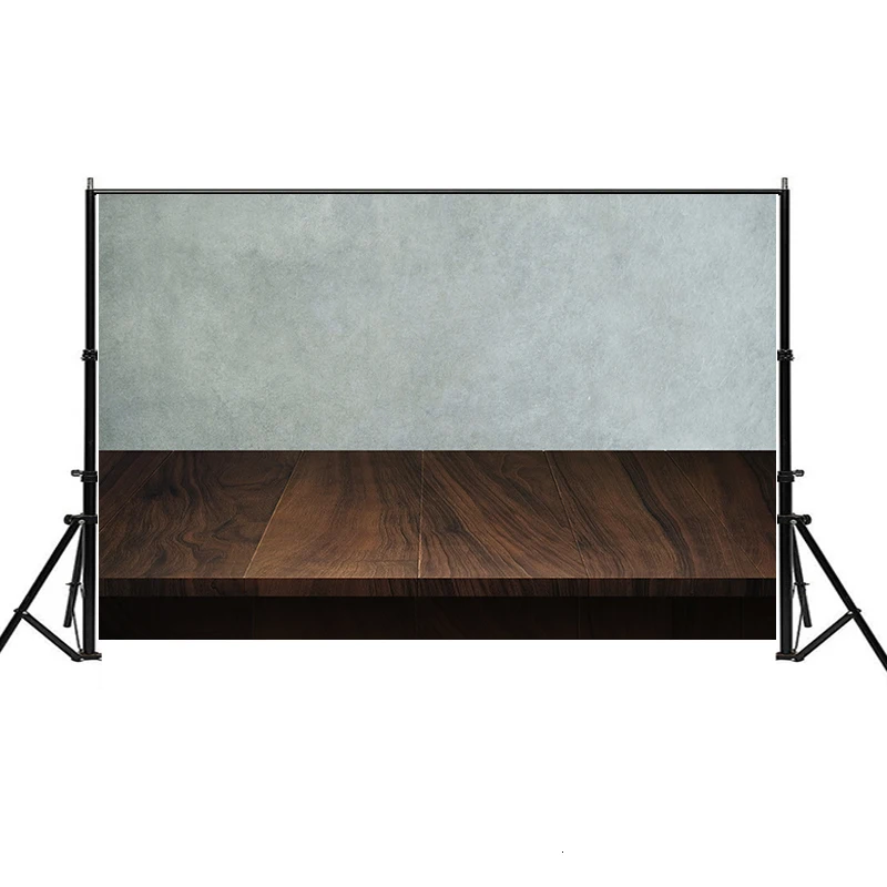 

WHISM Wood Board Solid Color Minimalist Style Photography Background Cloth 7x5 Feet Horizontal Version Photo Canvas
