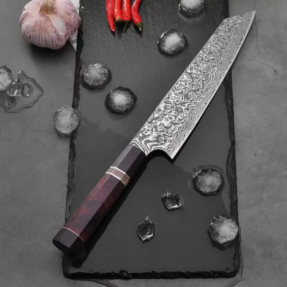 Japanese  Octangle Handle Kiritsuke  Multi-purpose Chef Knife Damascus Steel Kitchen Knife Professional Messer