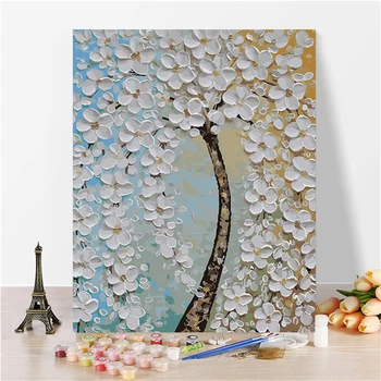

Fortune Tree Paintings By Numbers DIY Pictures Oil Coloring By Numbers Set Gift Drawing By Numbers Canvas Decor New Arrivals