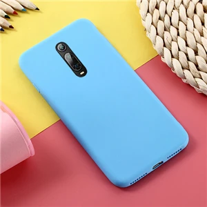 d TRISEOLY Мягкий Силиконовый противоударный чехол для Xiaomi mi 9T 9T Pro простой сплошной цвет Модный чехол для Xiao mi красный mi K20 K20 Pro Чехол - Цвет: d