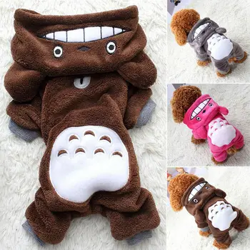 

Totoro Hoodie Costume Dog Clothes Pet Jacket Coat Puppy Cat Apparel Winter