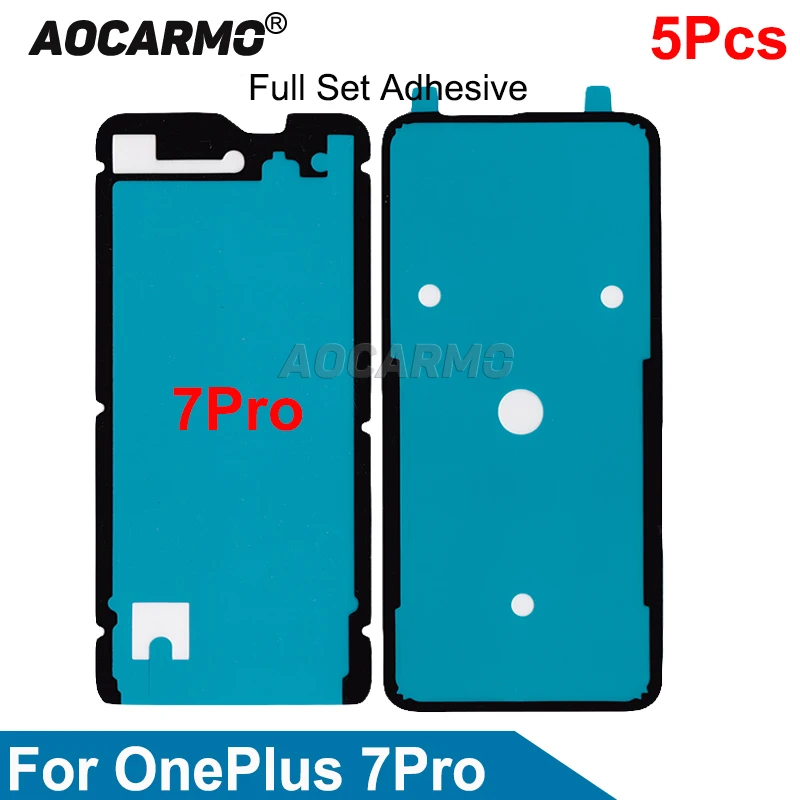 

Водонепроницаемый клейкий чехол-накладка для OnePlus 7 Pro 1 + 7Pro, 5 шт./лот