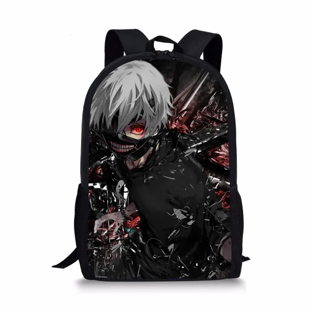 L0100C Школьный рюкзак для мальчиков и девочек-подростков Kaneki Ken, детский ортопедический рюкзак с диагональю 16 дюймов, дорожная сумка - Цвет: L0100C