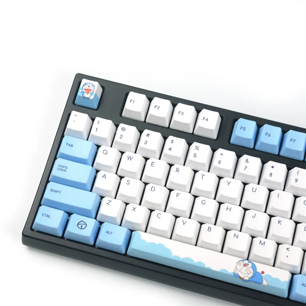 A Cat Keycaps PBT Sublimation Keycap OEM Profile Standard 108 Personalized Cartoon Mechanical Keyboard Key-Cap A Cat Keycaps PBT Sublimation Keycap OEM Profile Standard 108 Personalized Cartoon Mechanical Keyboard Key-Cap