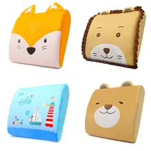 Прекрасный мультфильм Memory Foam дышащая медицинская поясничная Подушка поддержка для талии дорожная подушка автомобильное сиденье поясная подушка