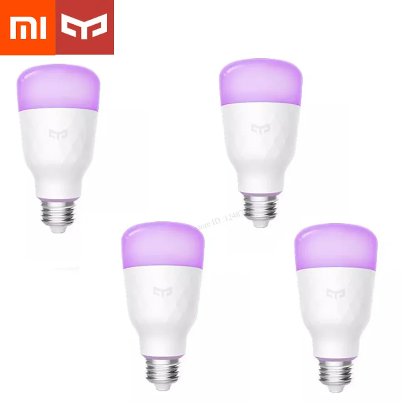 

(Update version) Original Xiaomi Mijia Yeelight Smart LED Bulb Colorful 800 Lumens 10W E27 Lemon Smart Bulb For Mi home App