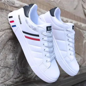 

2019 Spring White Shoes Men Shoes Men's Casual Shoes Fashion Sneakers Street Cool Man Footwear Zapatos De Hombre XX9816Sa