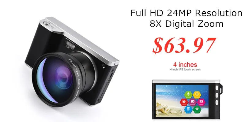PROTAX D7100 цифровая камера 33MP FHD DSLR Полупрофессиональная 24x телефото и широкоугольные комплекты объективов 8X цифровой зум-камера s Focus
