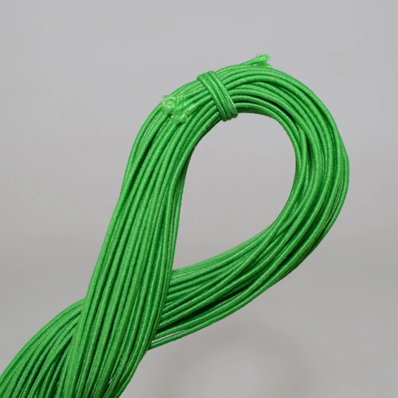 13Yard 0.8mm Colorful Stretchy Round Elastic Band Rope Rubber String Line  Beading Bead Cord DIY Jewelry Making Bracelet Necklace