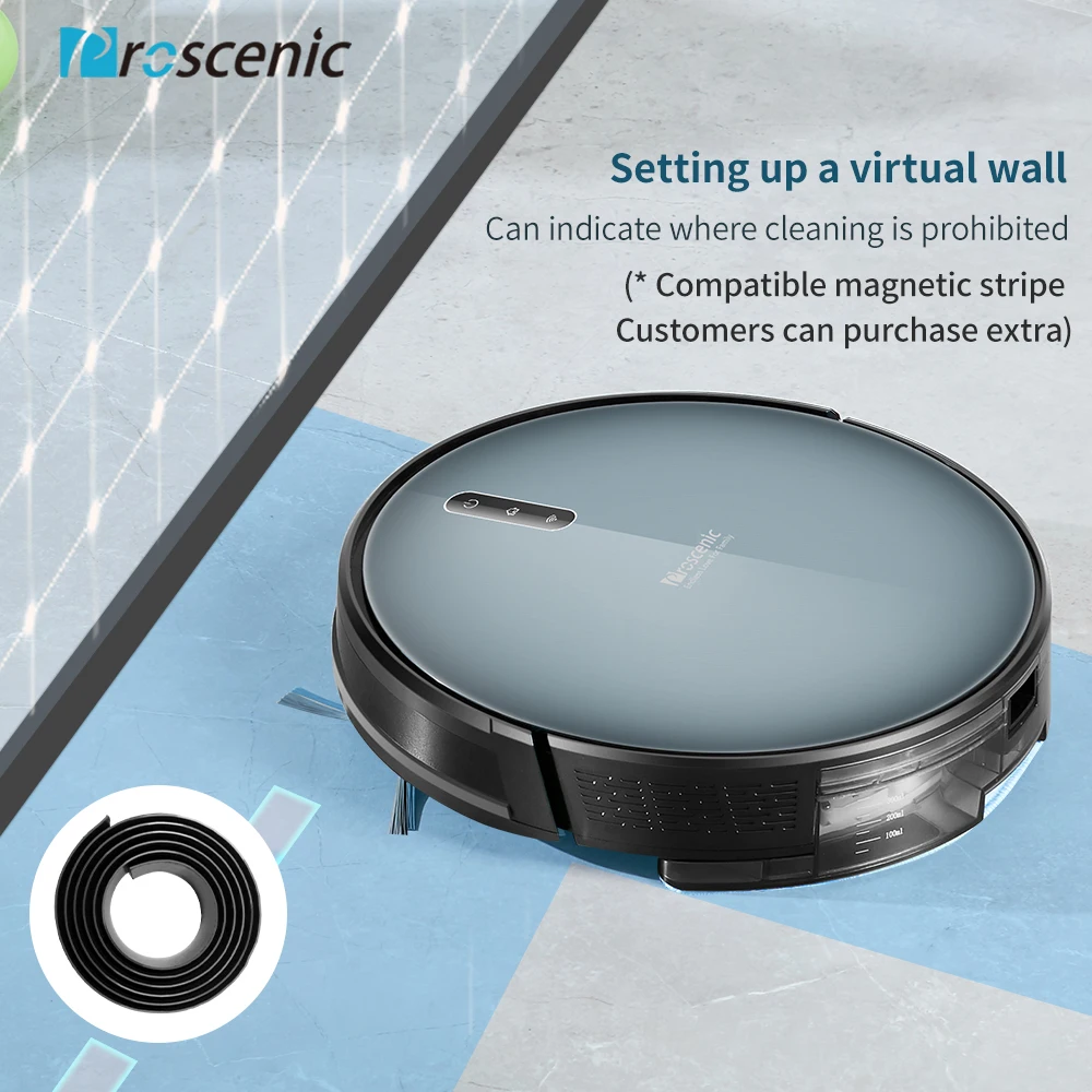 Proscenic 830P 2000 Pa Karpet Auto Tekanan Meningkatkan Robot Vacuum  Cleaner dengan Pembersihan Basah Direncanakan Cuci Vacuum Cleaner untuk  rumah|Pembersih vakum| - AliExpress