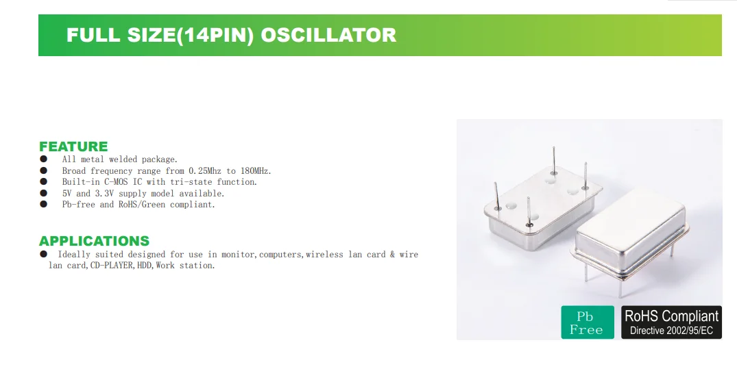인라인 액티브 크리스탈 OSC DIP-4 직사각형 클럭 진동 풀 사이즈 90MHZ 90M 90.000MHZ, 5 개