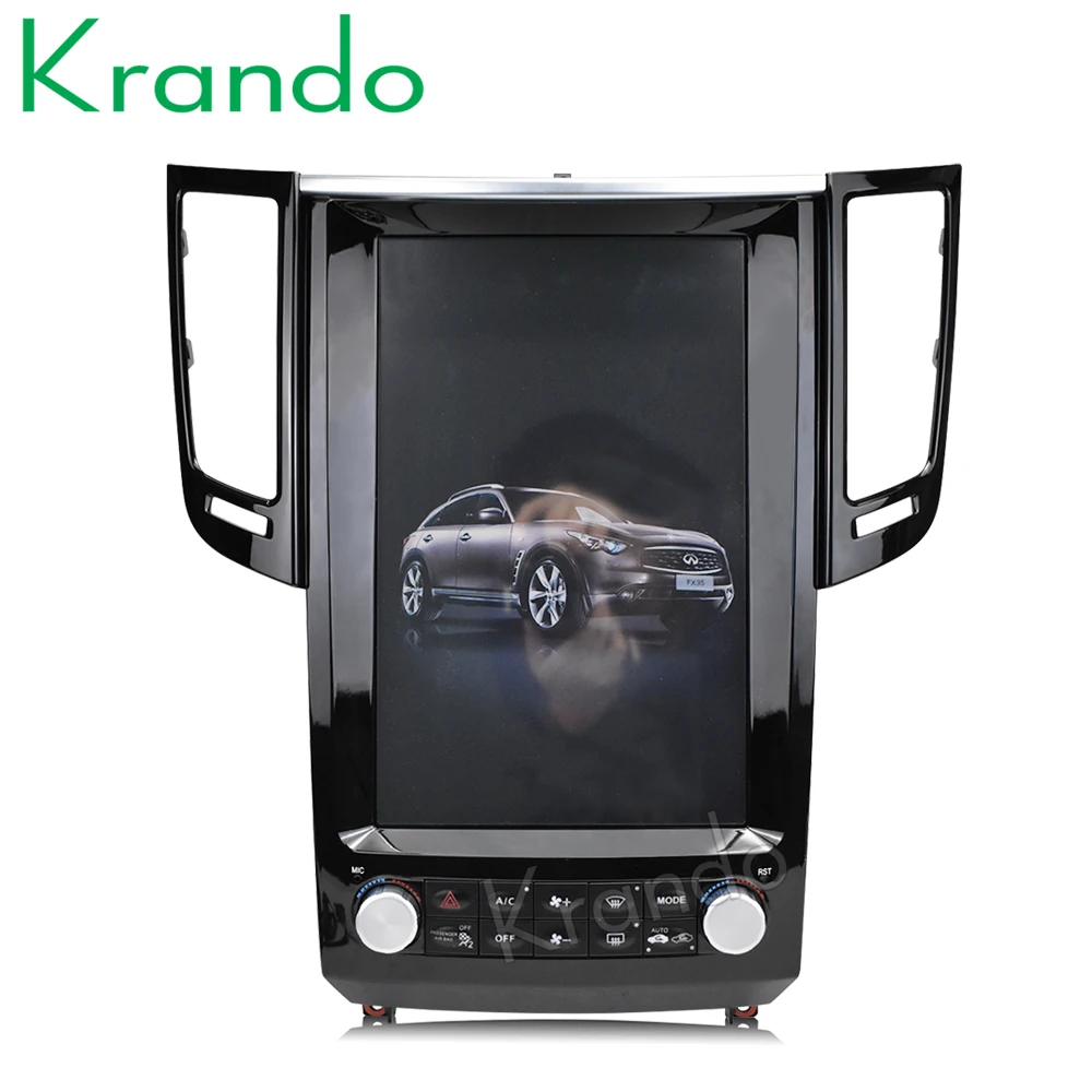 Вертикальная автомобильная аудиосистема Krando Android 8 1 4G 12 дюйма Тесла для Infiniti FX35 FX37