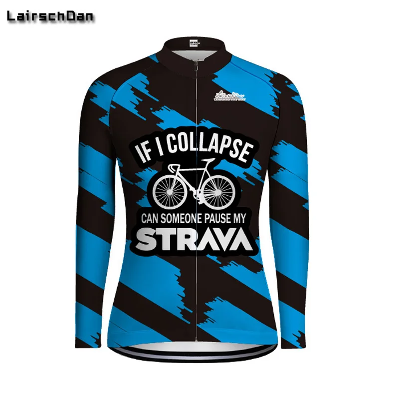 SPTGRVO LairschDan bule Strava велосипедная майка Топ pro mtb с длинным рукавом мужская одежда для велосипеда Женская велосипедная рубашка