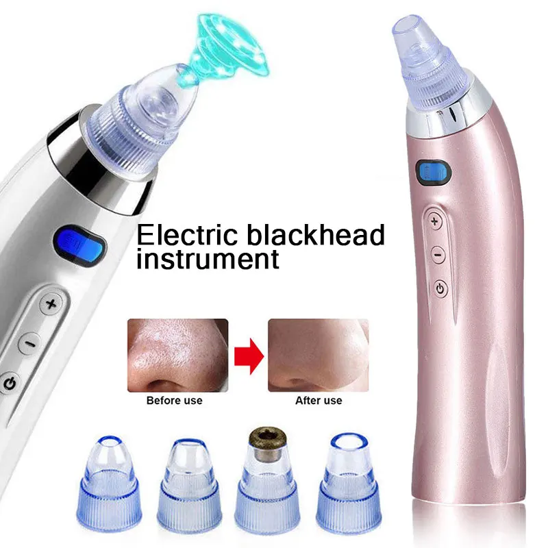 Electric Acne Remover Blackhead Remover Pore Vacuum Facial Acne Suction Vaccumm Removal Deep Pore Acne Black Spots Pore Cleaner