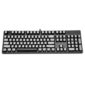 

104 Key 2 Tone Keycap Side Printed Translucent Light Transmitting Gaming Replacement Office Ergonomic Accessory DIY Easy Install