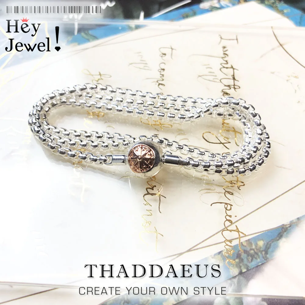 Ожерелье базовое из серебра 2017 пробы с золотистыми розочками модные ювелирные