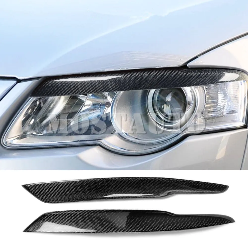 

Накладка на фару из углеродного волокна для Volkswagen VW Passat B6 R36, аксессуары для автомобиля 2005-2010