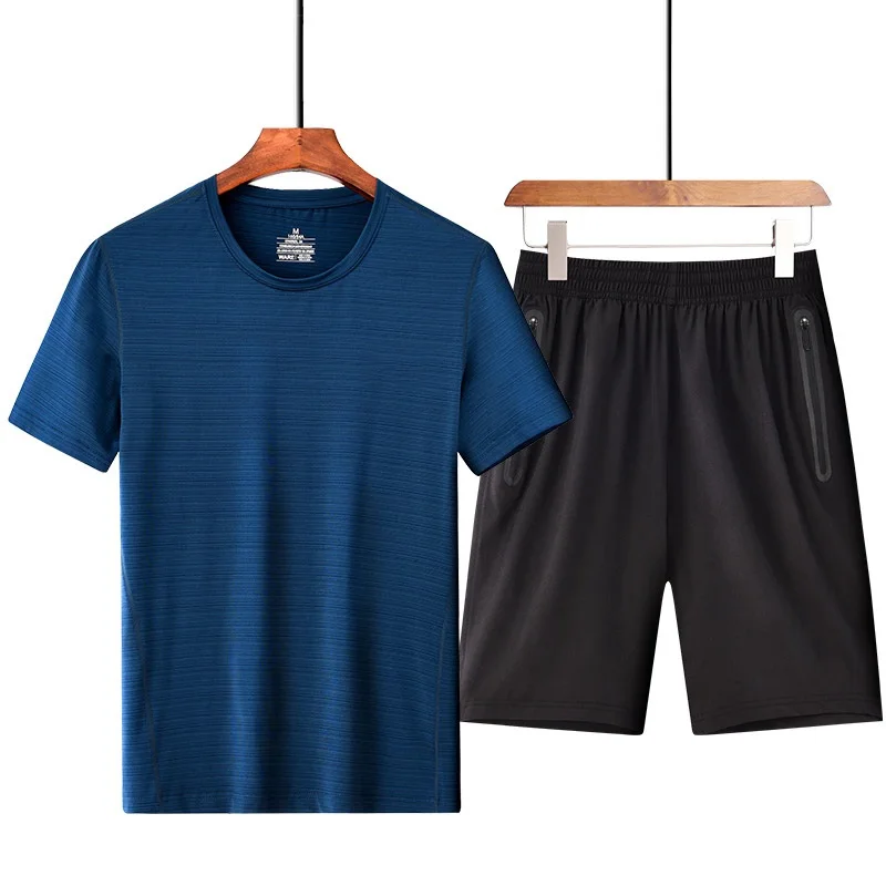 

Q072955 2019 Sports Suit Men Sportswear Jogging Running Clothes Compression