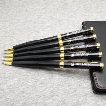 Бесплатные персонализированные свадебные подарки для жениха и невесты 50 шт. металлическая роликовая Ручка именная ручка на заказ с вашим логотипом