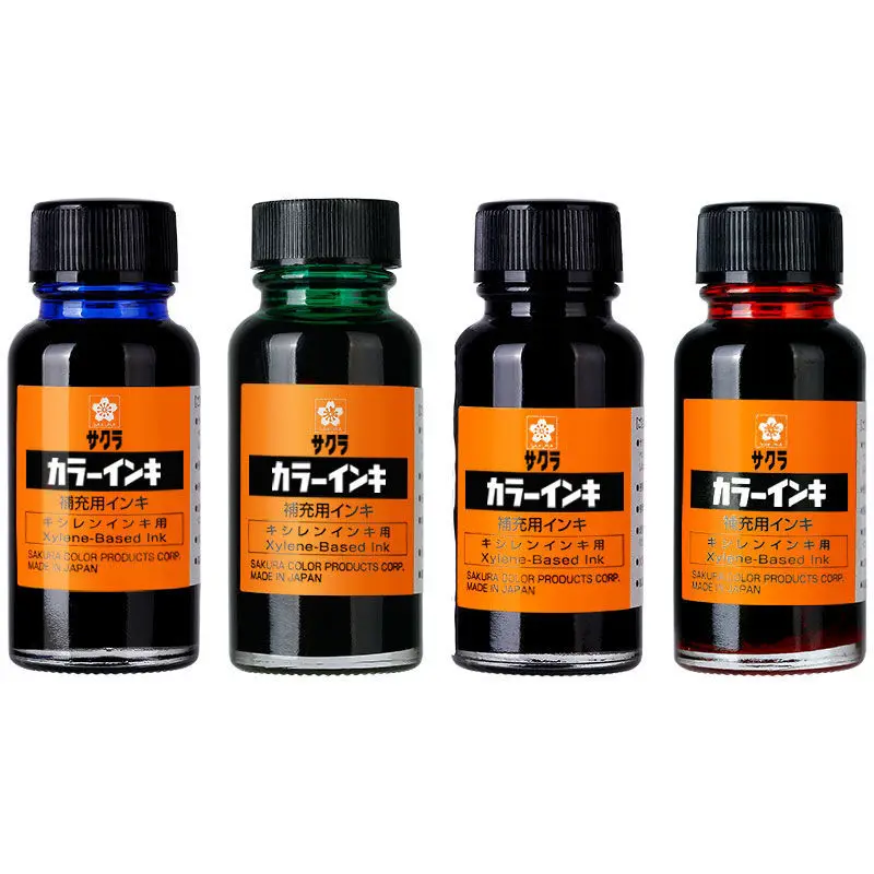 

Marker ink Sakura oil pen replenisher is not easy to wipe large pen water