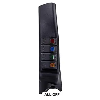 

4-Way Switch Control Box for Jeep Wrangler Total Car Interior Modification Interior Switch Panel Professional Fashion Portable