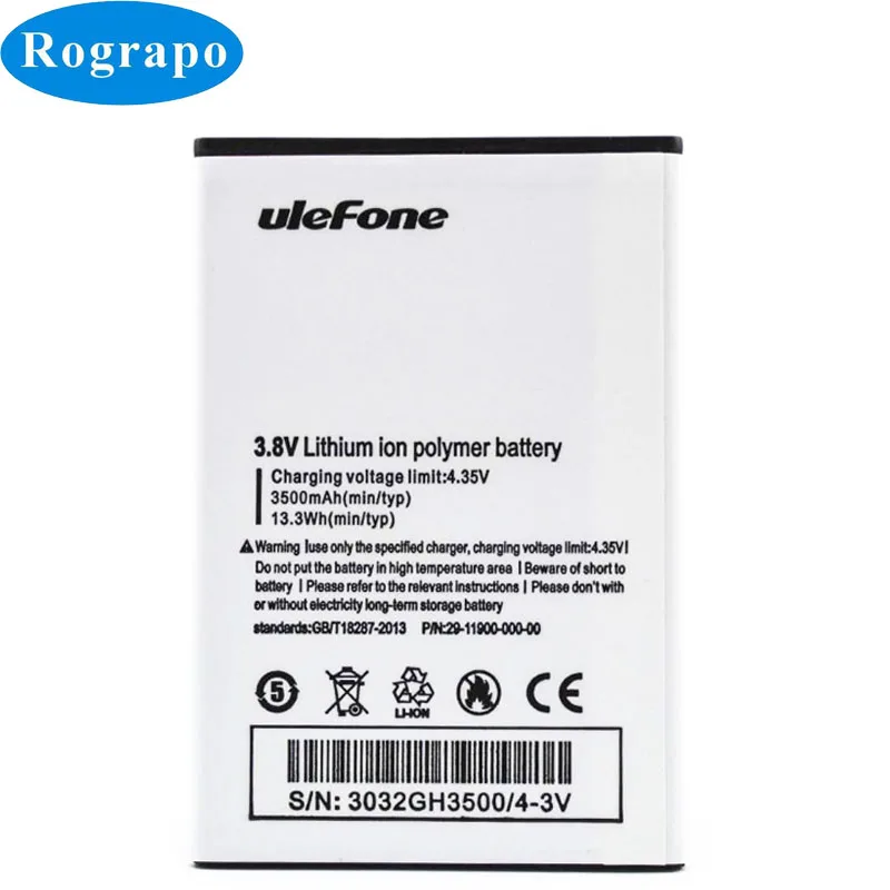 Сменный аккумулятор для Ulefone U008 Pro U008Pro 3500 мАч 5 0 дюйма MTK6737 | Мобильные телефоны и
