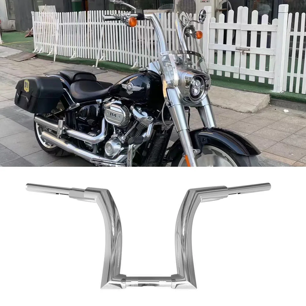 Мотоциклетный руль 12 дюймов 14 16 для Harley Dyna Softail Fat Boy Bob break Slim Deluxe 1996-2013 Touring Road King |
