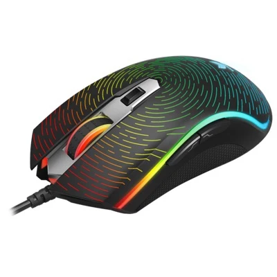 Мышь Rapoo V25S черный оптическая(7000dpi) USB2.0 игровая(5but