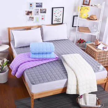 

Folding Mattress Covers Solid Double Mattress Tatami Four Seasons Bed Protection Pad Student Dormitory Housse Matelas Beds 1pcs
