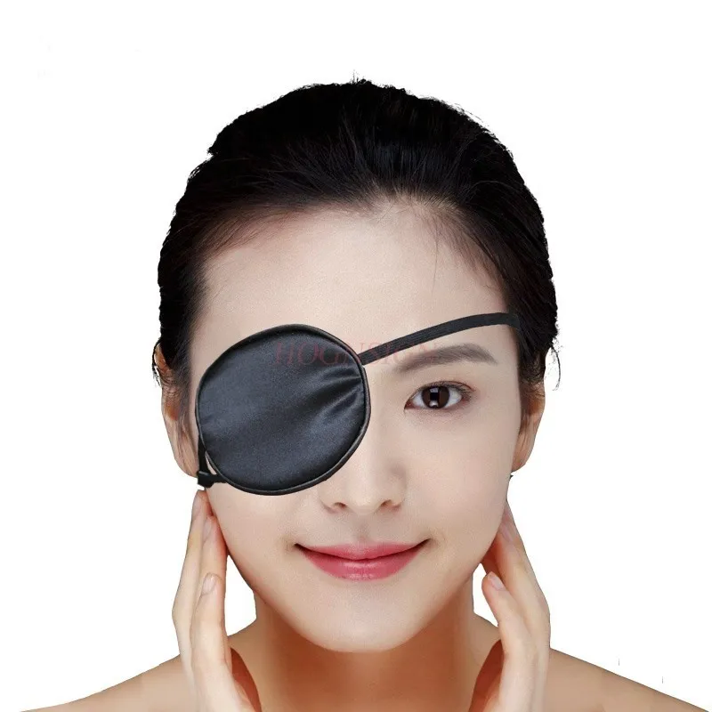 Silk single eye mask adult children full shading training to correct strabismus and amblyopia male and female cyclops pirate one usb c type c male to 3 5mm female