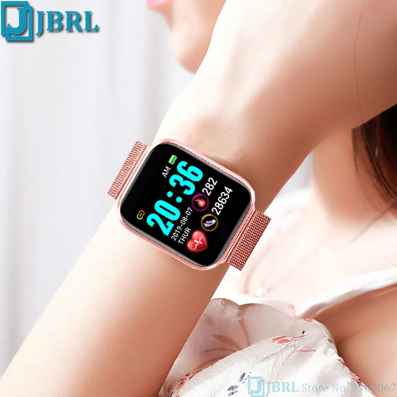 JBRL Смарт-часы для женщин и мужчин фитнес-трекер артериального давления HR монитор