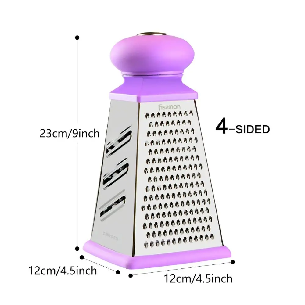 4 стороны нержавеющая сталь большая терка для дыни овощи имбирь резак сыра овощи инструмент для приготовления пищи