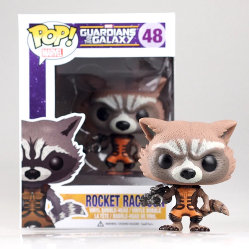 FUNKO POP оригинальная коробка Marvel ракета енот поп фигурка Funko Коллекционная модель