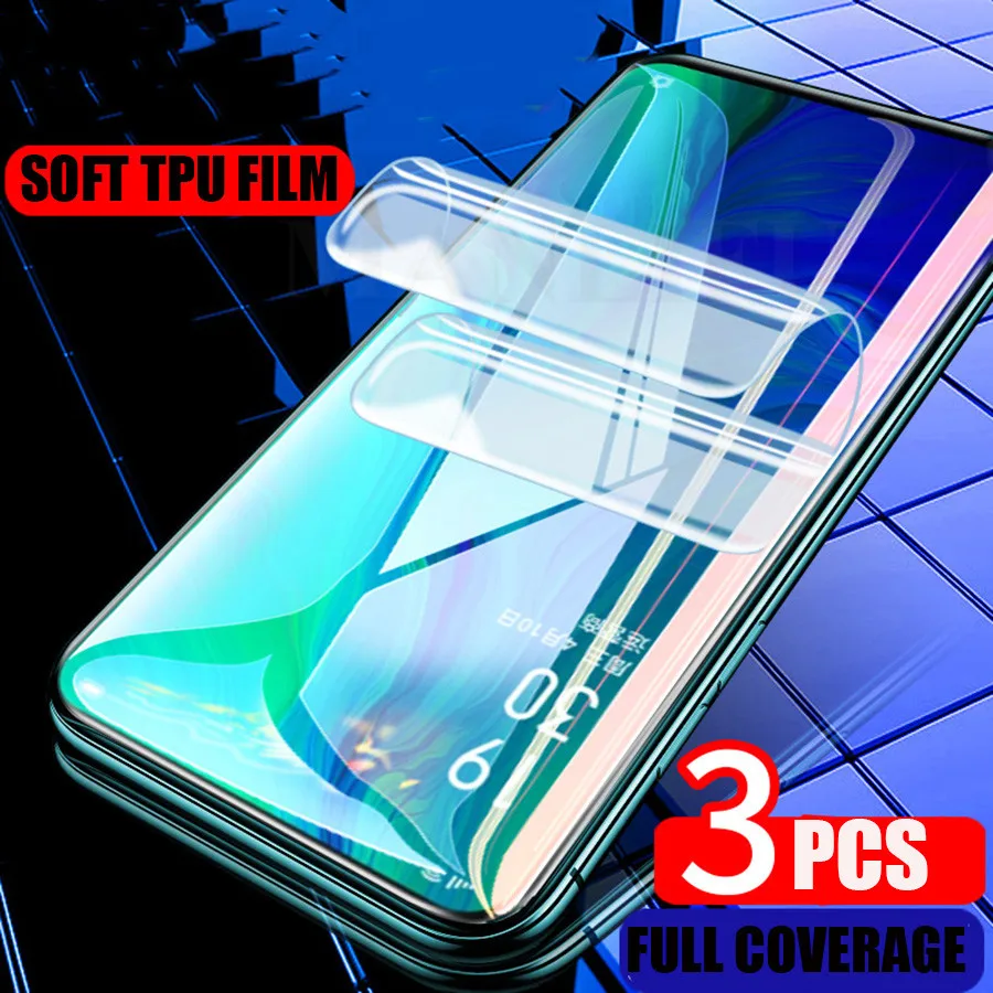 3D Силиконовая Гидрогелевая наклейка 3 шт. защитная пленка на весь экран для Motorola