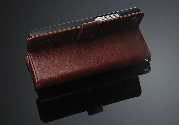 Роскошный кожаный чехол-книжка для sony Xperia 1 10 Plus X XA XA1 XA2 XA3 Ultra Plus XZ1 XZ2 Compact XZ3 L1 L2 с подставкой
