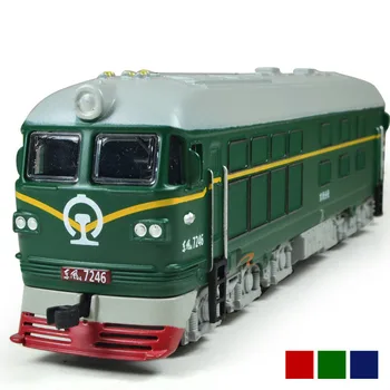 

1:87 Alloy Retro Diesel Train Model Toy Cars Internal Combustion Locomotive Acoustic Toys for Children Collection Model Car