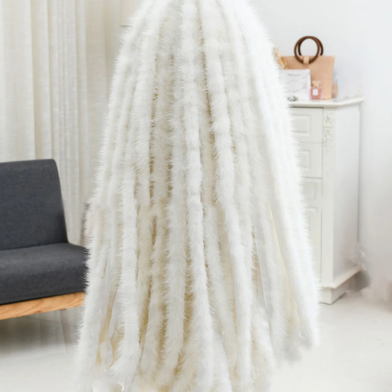 Ленты из натурального меха норки 3 м | Дом и сад