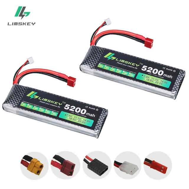 7.4 V Lipo Battery 5200, 7.4v Battery 5200 Mah, 2s Lipo Battery 5200